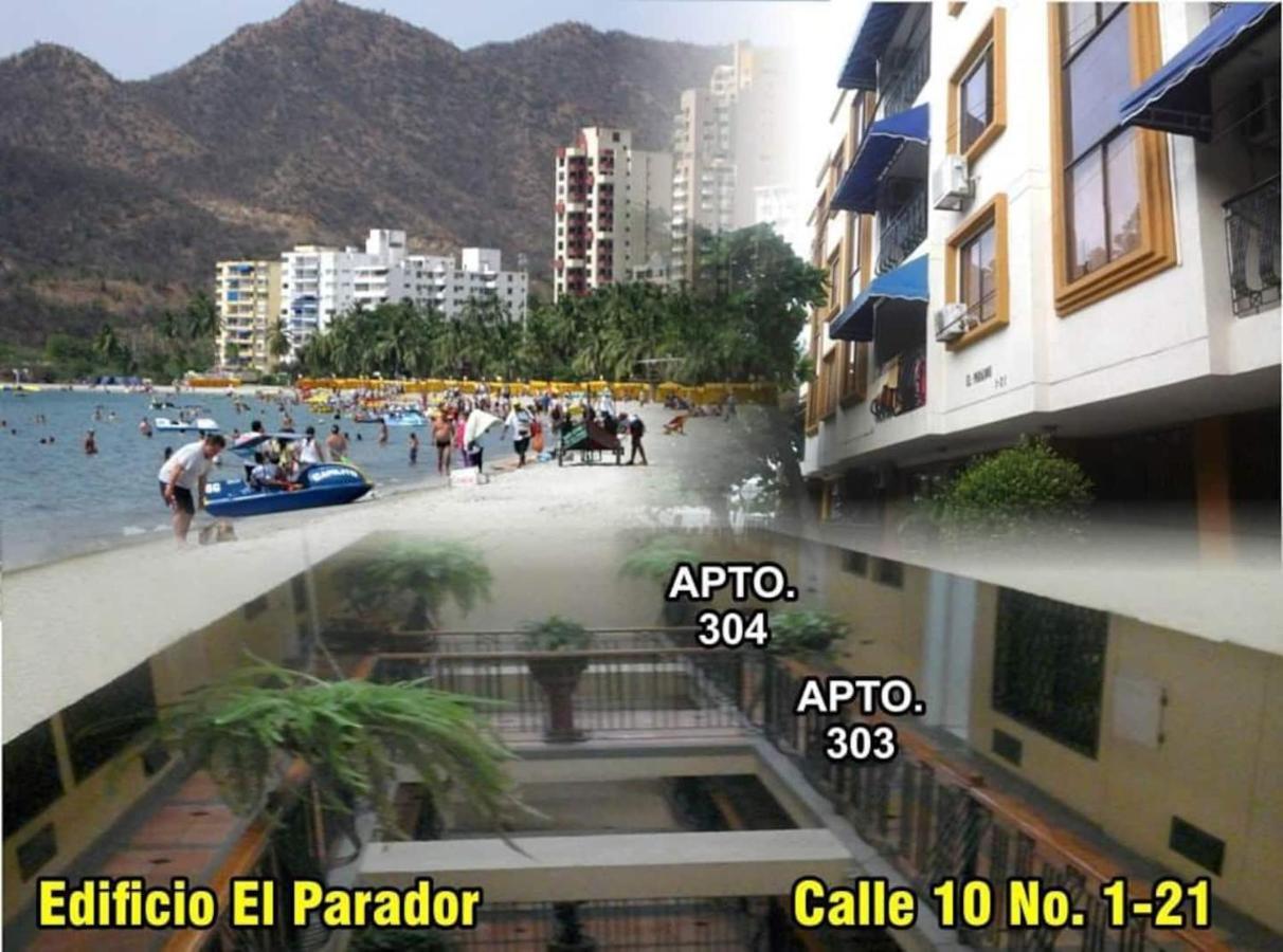Acogedor Apartamento A 15 Metros Del Mar Santa Marta  Exterior photo